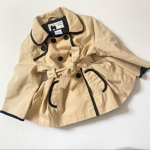 Janie and Jack Collection Baby Girl Trench Coat 🧥